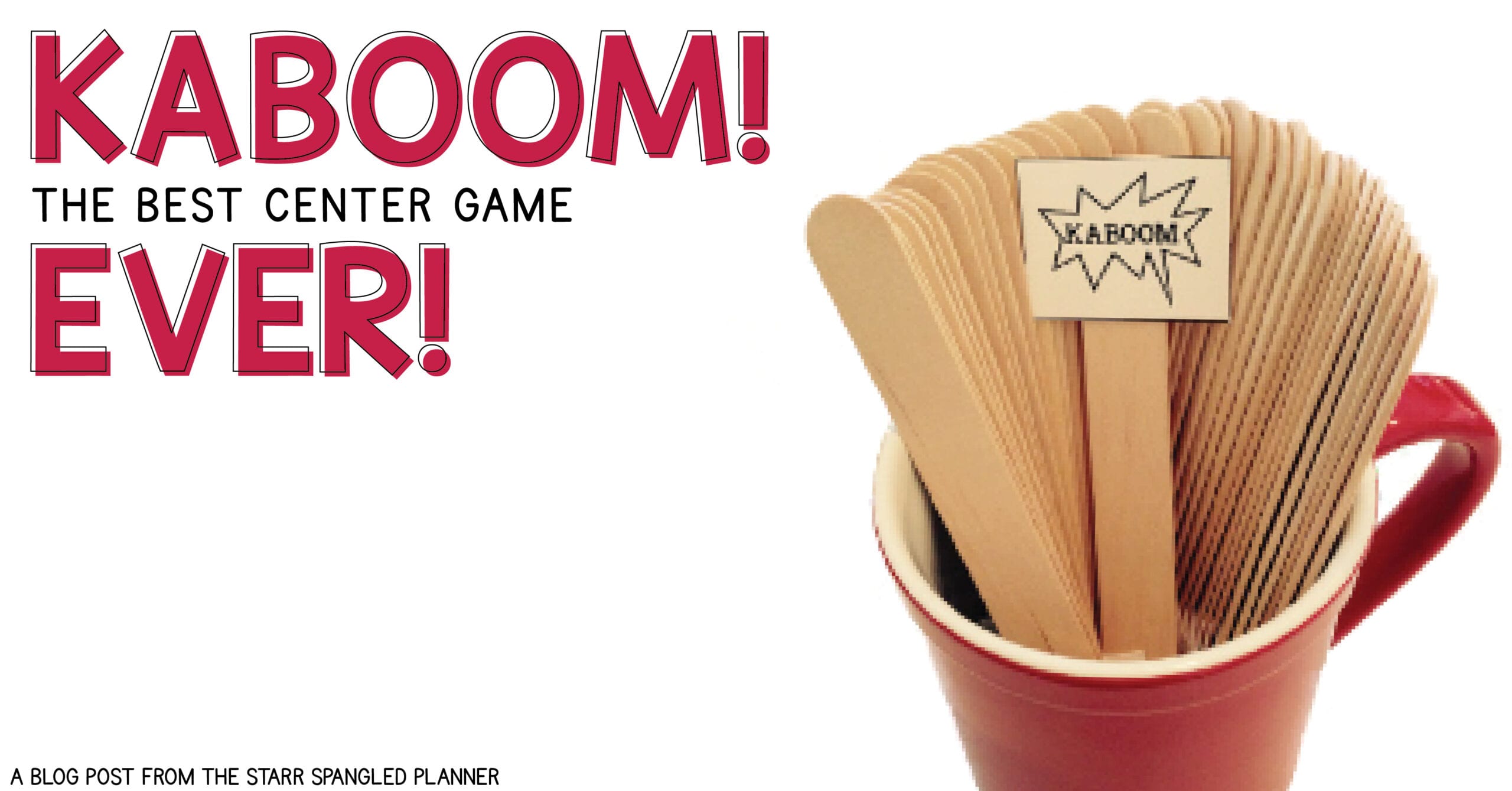 Kaboom! is an amazing game for math and literacy centers. It is engaging, adaptable to any curriculum, and kids love it!