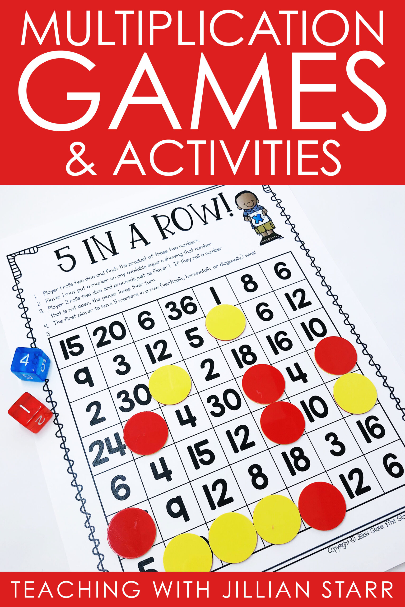 10 Multiplication Math Center Games & Activities