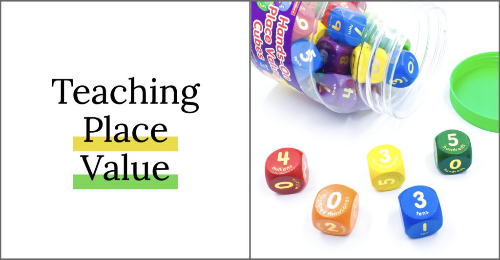 Magnetic MAB Place Value Words Learning Resource Educational 5 piece 