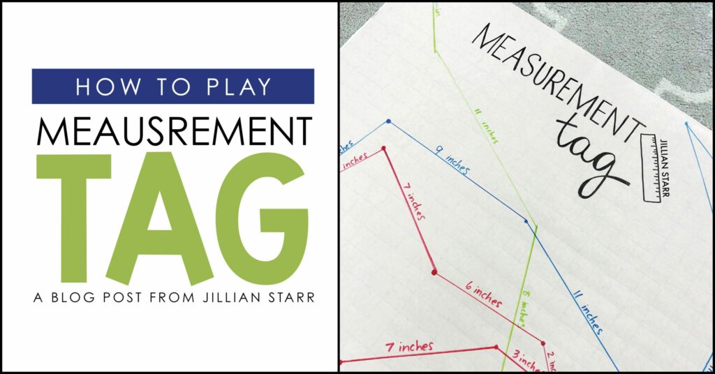 Measurement Tag: A fun game to teach measuring that can be adapted for all students