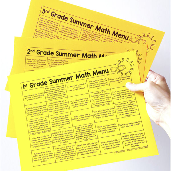 mathematics summer assignment