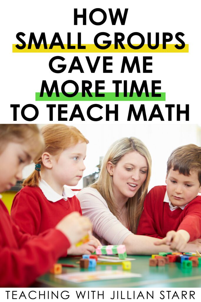 Don't feel like you have enough TIME to teach small groups. The interesting truth is that teaching in small groups actually gave me MORE time to teach math, AND that time was better spent. How is that possible you might ask? Well, let me explain three BIG ways that teaching in small group gave me back the time I was missing when teaching whole group. #guidedmath #smallgroup