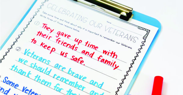 Veterans Day Activities for kids! These activities engage students in learning about Veterans Day through a fun fact scavenger hunt! After learning all about veterans and the holiday, this blog post shares tons of other fun activities and printables for your first, second and third grade students.