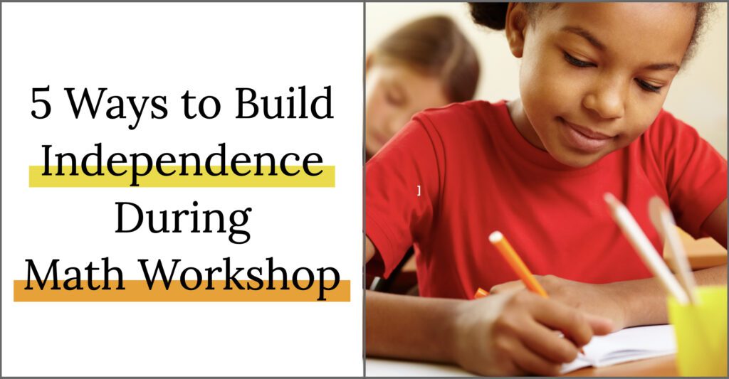 Perhaps one of the biggest hurdles teachers share is managing the rest of the class while teaching small guided math groups. Whether it's struggling to build independent, managing challenging behaviors, or simply keeping students on task, the idea of managing ALL of your students during math workshop can feel like a daunting task. Don't worry! Today I'm going to walk you through some incredibly helpful tips to support you!.