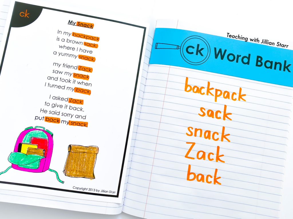 Phonics and Word Family Poems to use in Poetry Journals, Poetry Centers, and Shared Reading.