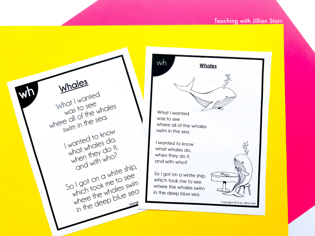 Phonics and Word Family Poems to use in Poetry Journals, Poetry Centers, and Shared Reading.