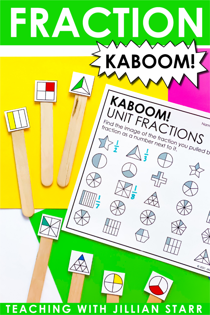 Engaging activities to introduce Unit Fractions in 3rd Grade