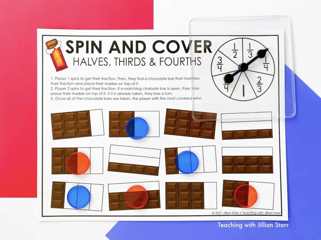 Fraction Spin and Cover Game