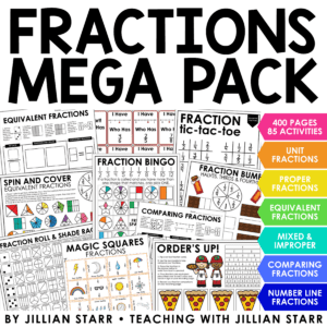 6 Activities to Practice Equivalent Fractions in Third Grade