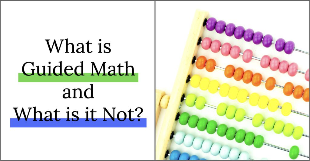 There are a lot of misconceptions about Guided Math. I'm taking some time to break down what Guided Math *IS* and what Guided Math *IS NOT*.