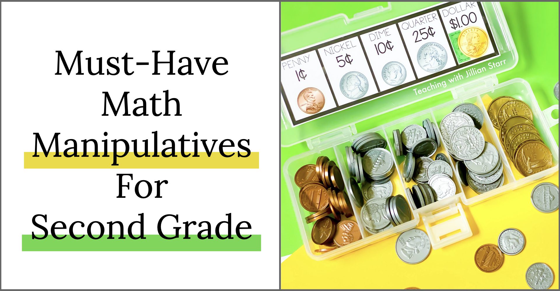 Five Must-Have Math Manipulatives for Second Grade. Second grade math manipulatives for centers and small group work.