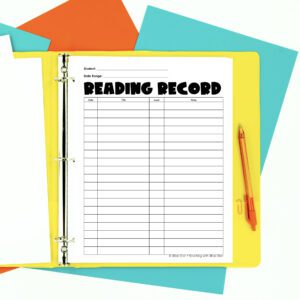 Why individual student binders are my favorite literacy hack