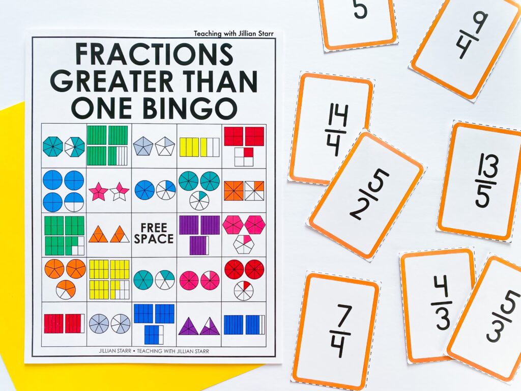 Seeing Improper Fractions