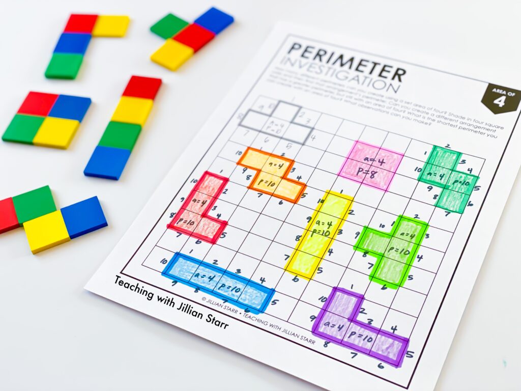 Area and Perimeter Worksheets and Printables