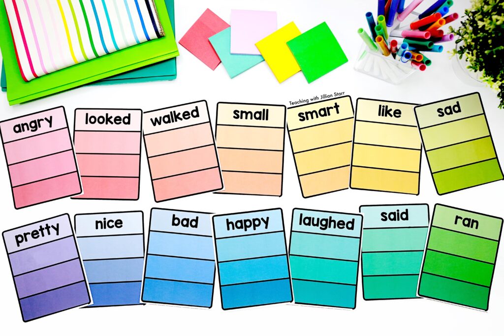 Teaching Shades of Meaning - Lucky Little Learners