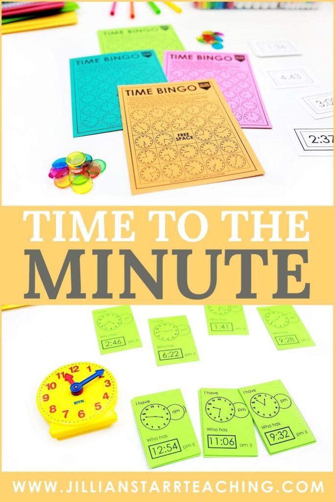 Time to the Minute Activities and Games 
