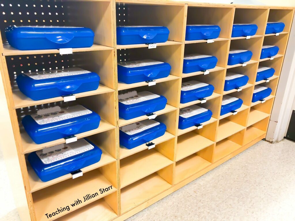 Classroom organization ideas for storing student supplies