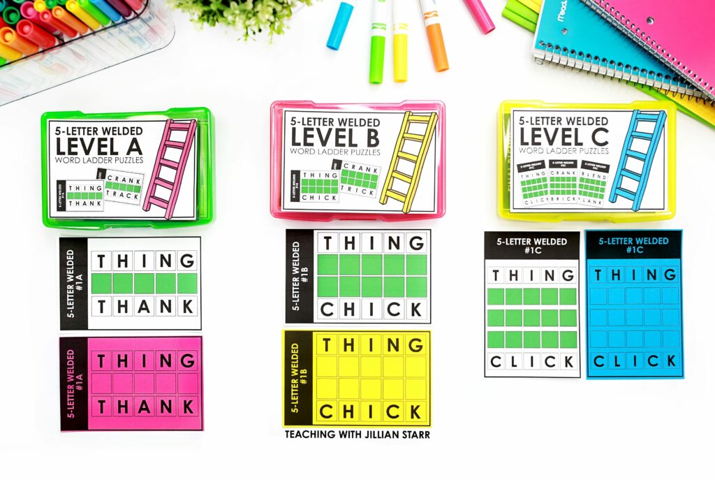 word ladders logic puzzles for enrichment opportunities