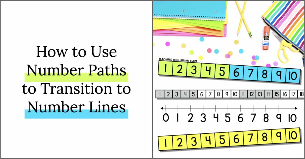 How to Use Number Paths to Transition to Number Lines