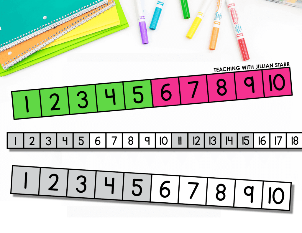 Number Paths highlighting benchmarks of 5