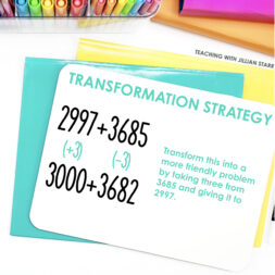 The Transformation Strategy for addition. A close look at the transformation strategy in first, second, and third grade