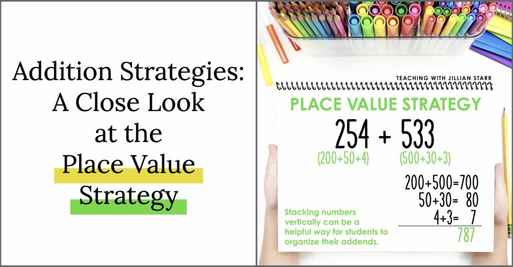 Place value strategy: Using expanded form of place values as an addition strategy