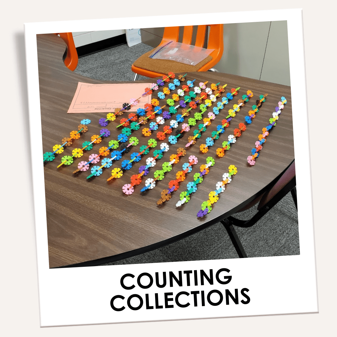 Counting objects in groups of ten