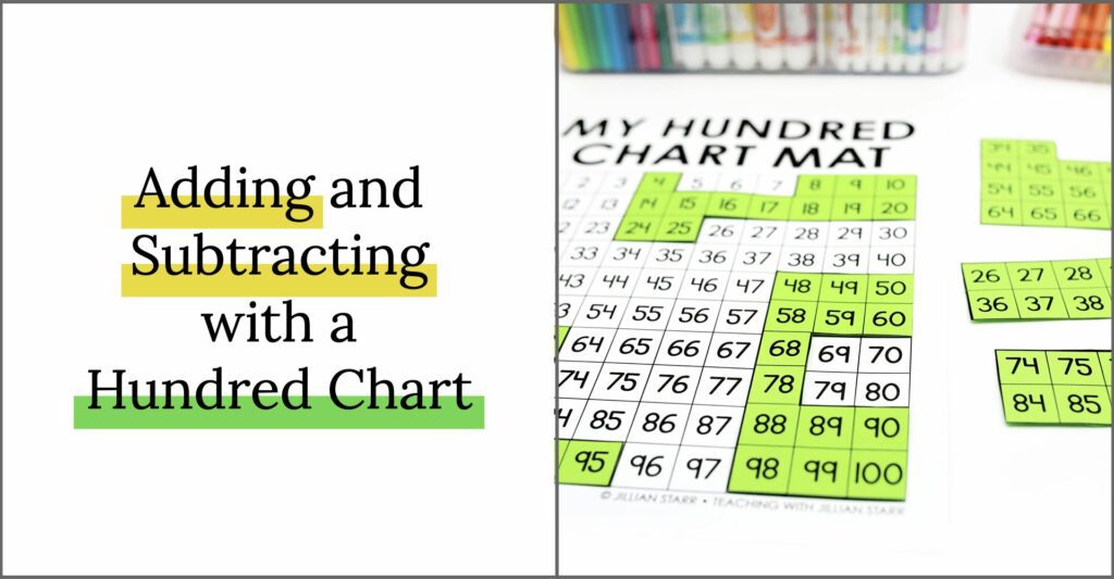Adding and Subtracting with a hundred chart
