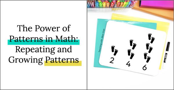teaching patterns in math with repeating and growing patterns