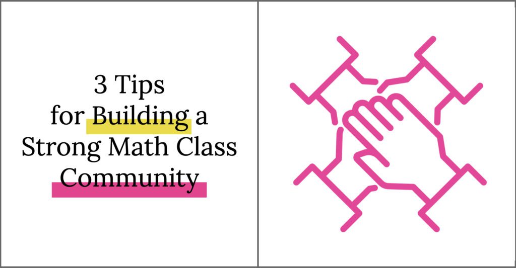 building a strong math class community