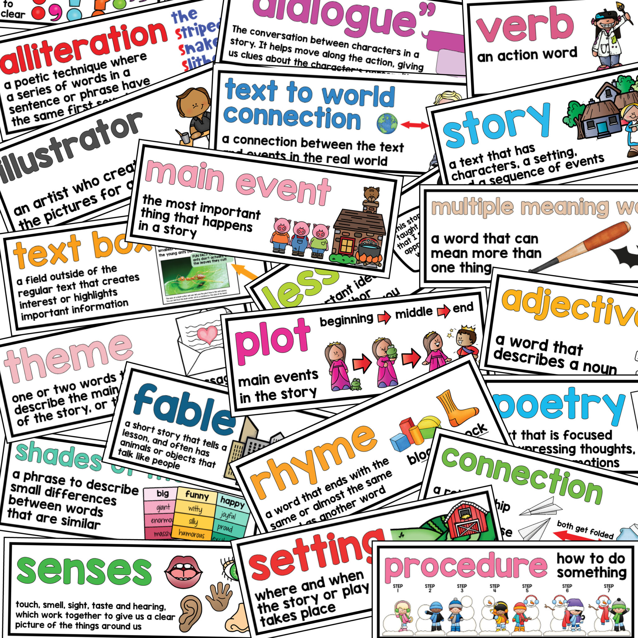 ELA Word Wall (Grade 1) - Teaching with Jillian Starr